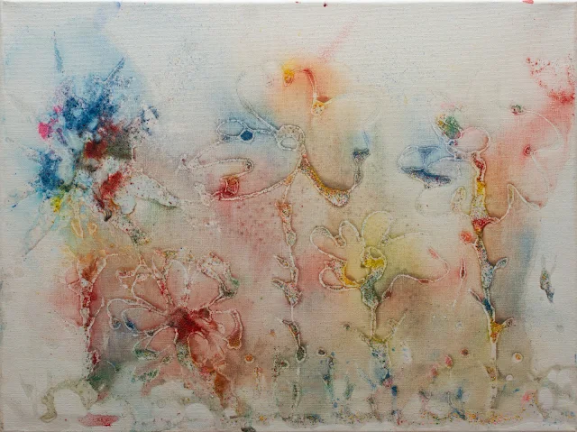 Delicadeza, abstract painting by Jayo