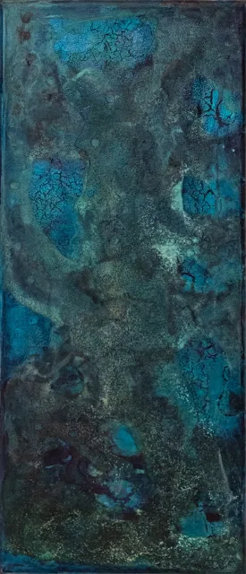 Azules y fondos, abstract painting by Jayo