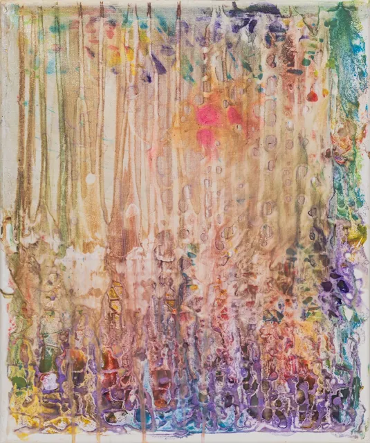 Corales, abstract painting by Jayo