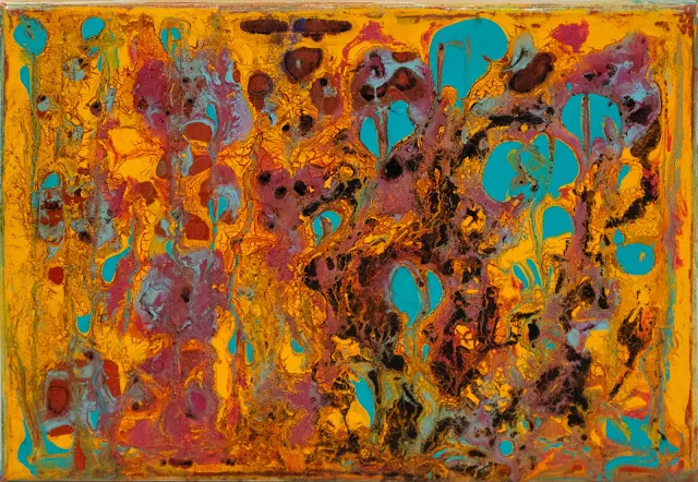 Medusas, abstract painting by Jayo