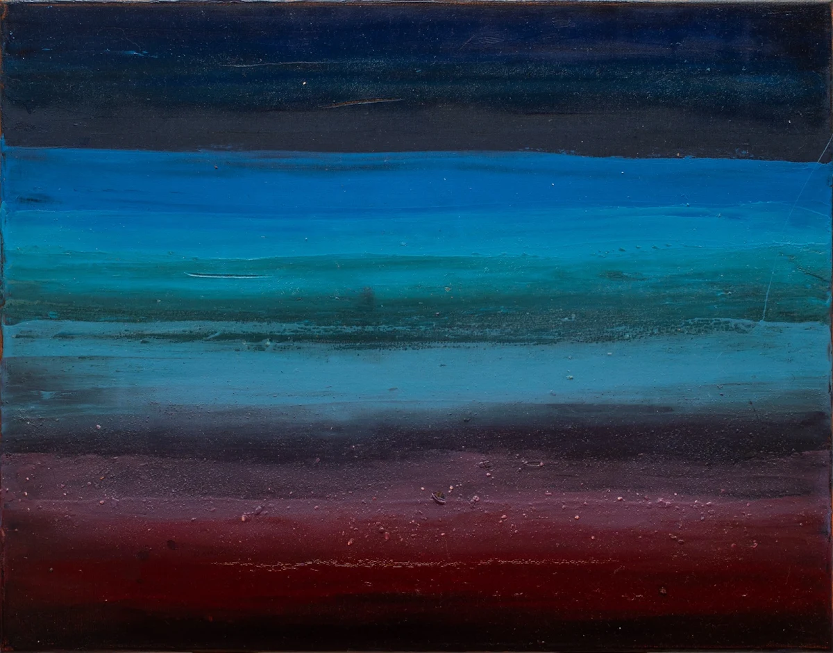 Atardeceres generosos, abstract painting by Jayo: Oil on canvas, 50 × 70 cm