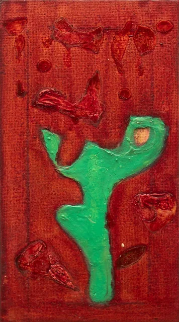 Planta come cocos, abstract painting by Jayo
