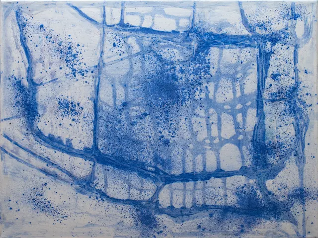Entresijos, abstract painting by Jayo