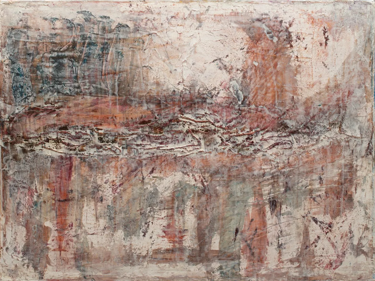Espinas del alma, abstract painting by Jayo: Oil on canvas, 40 × 50 cm
