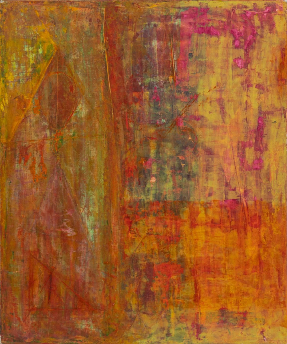 Abstracto y color, abstract painting by Jayo: Acrylic on canvas panel, 40 × 50 cm