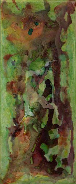 Raíces y marañas, abstract painting by Jayo