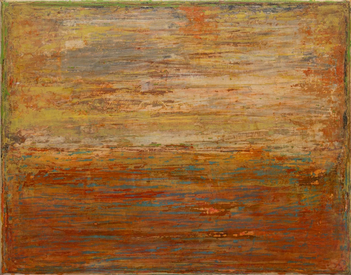 Horizontes, abstract painting by Jayo: Acrylic on canvas, 28 × 35 cm